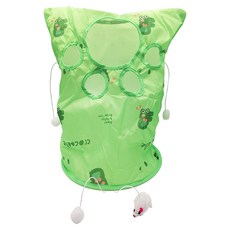 響紙貓隧道 貓咪適用, 恐龍 綠款, 1個