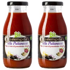 살레미피나 유기농 푸타네스카 파스타 소스, 250g, 2개