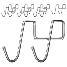 하비티 스테인레스 도어 걸이 후크, 8개