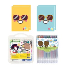 ARTMORE 4p撕紙+24色蠟筆+12色彩色鉛筆, 184 x 260 毫米, 50張