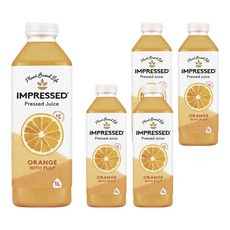 冷壓柳橙汁, 1L, 5個