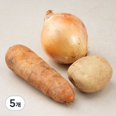감자+당근+양파, 500g, 5개