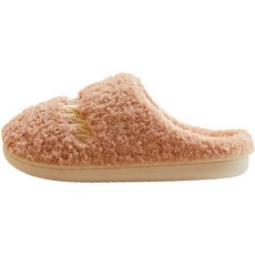 레터링 뽀글이 털 슬리퍼 R31886