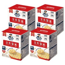 퀘이커 오트밀 오리지널, 180g, 4개