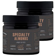 wooriga. 烤杏仁果, 2罐, 300g