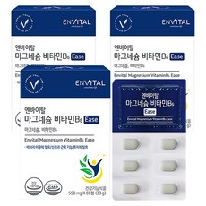 ENVITAL 鎂&維他命B6錠, 3盒, 33g