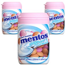 멘토스 요구르트맛 바틀, 120g, 3개