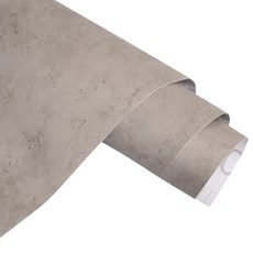 防水自黏壁紙 加厚立體仿真水泥紋 PVC材質 自帶黏性, 混凝土灰