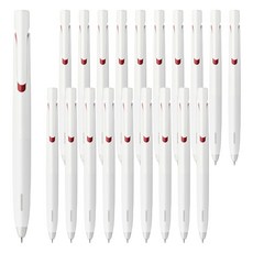 斑馬混合凝膠墨水盤 0.7 毫米, 白體+紅墨, 20個