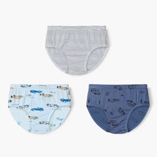 유니프랜드 남아용 레이싱카 모달 삼각팬티 3종 세트