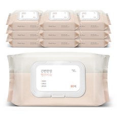 Daily Water 便利一張 抹布濕巾 80抽, 10個