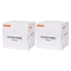 레스이즈모어 대용량 위생장갑, 1000개입, 2개
