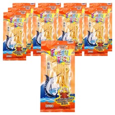 魚香絲 燒烤雞汁風味, 10包, 80g