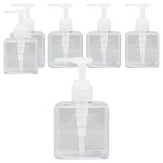 뉴앤룩 사각 디스펜서 주방세제 리필용기 일반형 250ml, 투명, 6개