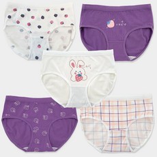 Juniday Purple Purple 學生內褲5件組