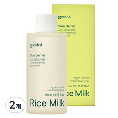 goodal Rice Milk保濕化妝水, 2個, 250ml