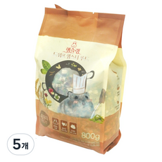 햄슐랭 드워프 햄스터 푸드 완품, 800g, 5개