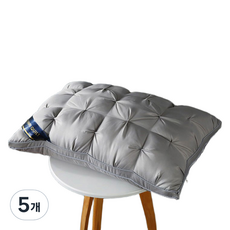 홈멧 프리미엄 호텔 베개 솜, 그레이, 5개