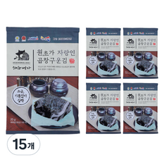 해초명가 원초가 자랑인 곱창 구운김, 20g, 15개