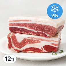 굿미트찹 스페인산 삼겹살 보쌈수육용 (냉동), 500g, 12개