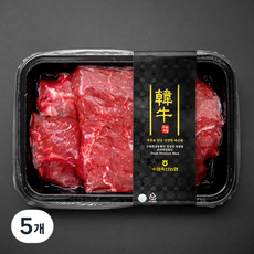 수원축산농협 한우 1등급 산적용 (냉장), 300g, 5개