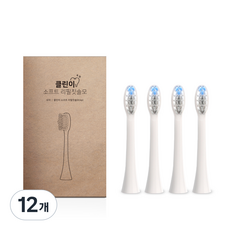 오아 클린이 소프트 시리즈 리필 칫솔모 화이트, VO-ET034, 12개