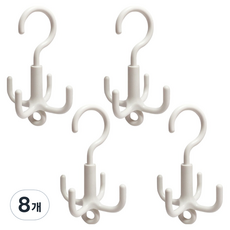 Daut 多功能章魚腳懸掛式旋轉掛勾 KD5006, 8個