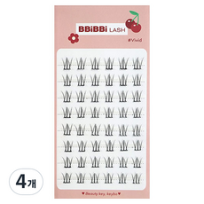 BbiBbi Lash 免膠水假睫毛, 4個, Vivid