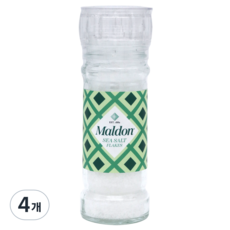 Maldon 馬爾頓 鹽研磨罐, 55g, 4個