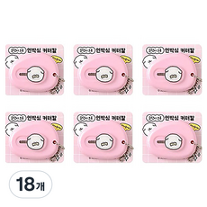 iiGEN 순덕이 언박싱 커터칼, 핑크, 18개
