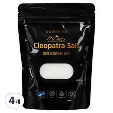클레오파트라솔트 굵은소금, 4개, 350g