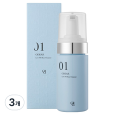 오데어 로우 피에이치 라이스 클렌져, 100ml, 3개