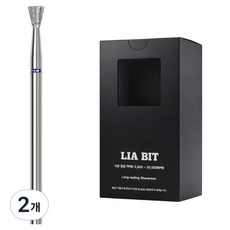 BESSIE 리아비트 샌드숏 XF 네일비트, 2개, 실버