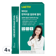 락티브 면역이뮨 알로에 젤리, 280g, 4개