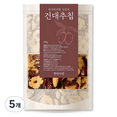 한방선생 구운대추 슬라이스 칩, 400g, 5개