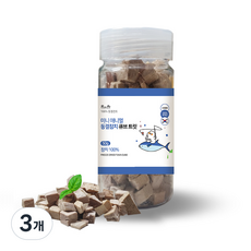 로라펫 소동물 동결 참치 큐브 트릿, 50g, 3개