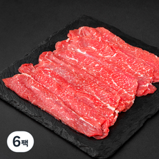 푸드랩플러스 호주산 양지 샤브 육전용 (냉장), 200g, 6팩