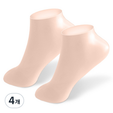 Some's Mine 矽膠襪型足膜 膚色, 4個, 1入, 100g