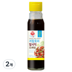 오뚜기 LIGHT JOY 저칼로리 발사믹 드레싱, 205ml, 2개