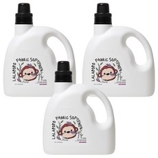 케이맘 랄라베베 유아용 섬유유연제 자작나무향, 3개, 1.7L