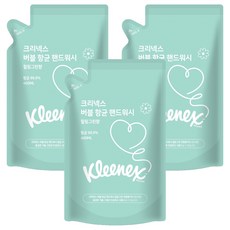 Kleenex 舒潔 泡沫洗手乳補充包 療癒綠香, 3包, 450ml