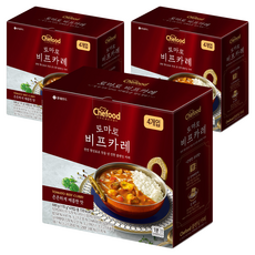 쉐푸드 토마토비프카레, 680g, 3개