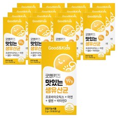 Good&Kids 美味的生乳酸菌 19種 30包, 60g, 16個