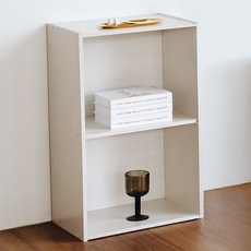 아이리스 오픈책장, 오프화이트, 2단