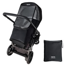 잉글레시나 앱티카 트릴로지 유모차용 방풍커버, 블랙, 1개