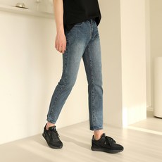 PLAYS 男性標準水洗丹寧褲