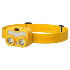 Claymore HEADY3 七段感應式頭燈 聚光20-500LM 泛光15-450LM, 黃色, 1個