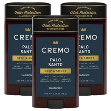 CREMO 體香膏 神聖之木, 75g, 3瓶