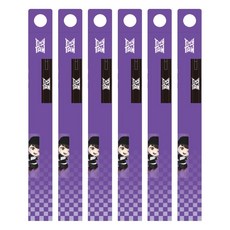 모나미 타이니탄 BP 153 0.5mm 2본 세트, JUNGKOOK, 6세트