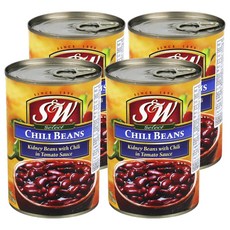 에스앤더블유 칠리빈스, 400g, 4개
